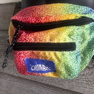 Chillbo packable fanny pack, unisex rainbow
